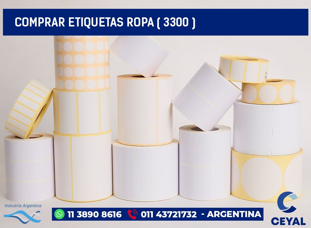 COMPRAR ETIQUETAS ROPA ( 3300 )