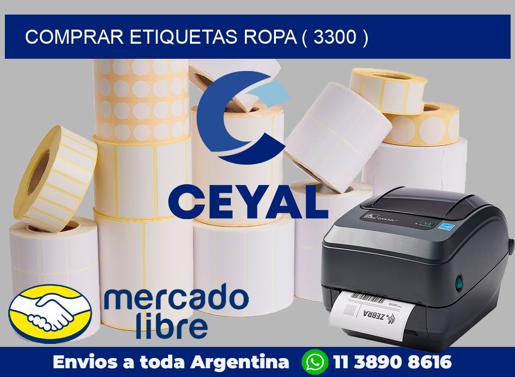 COMPRAR ETIQUETAS ROPA ( 3300 )