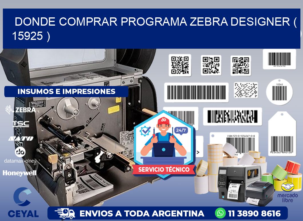 DONDE COMPRAR PROGRAMA ZEBRA DESIGNER ( 15925 )