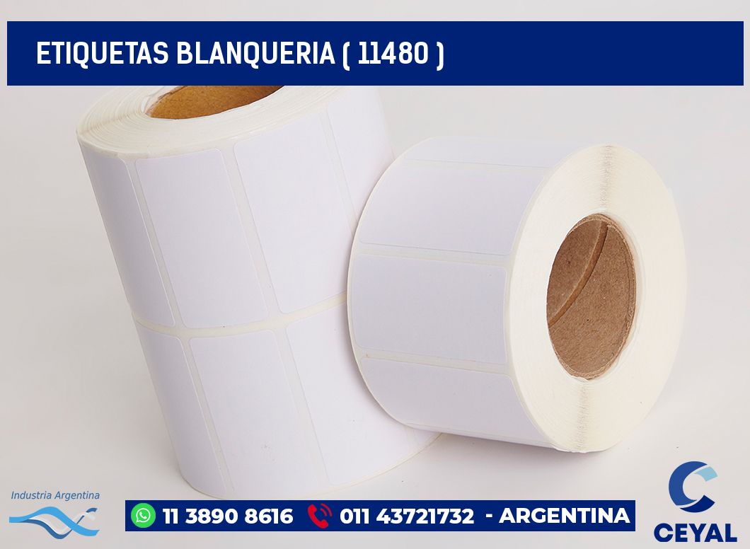 ETIQUETAS BLANQUERIA ( 11480 )