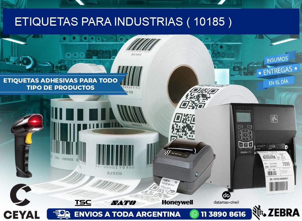 ETIQUETAS PARA INDUSTRIAS ( 10185 )