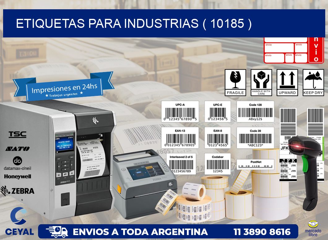 ETIQUETAS PARA INDUSTRIAS ( 10185 )