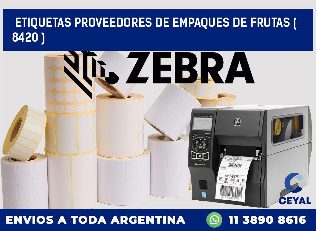 ETIQUETAS PROVEEDORES DE EMPAQUES DE FRUTAS ( 8420 )