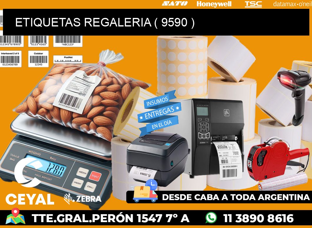 ETIQUETAS REGALERIA ( 9590 )