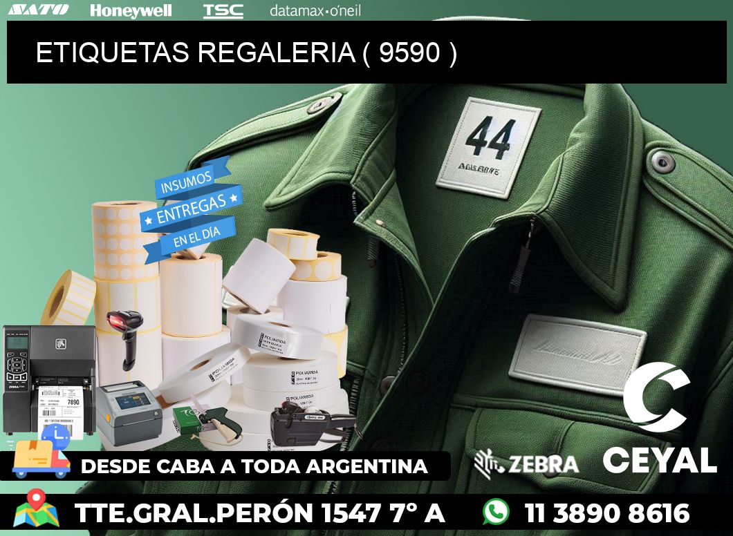 ETIQUETAS REGALERIA ( 9590 )