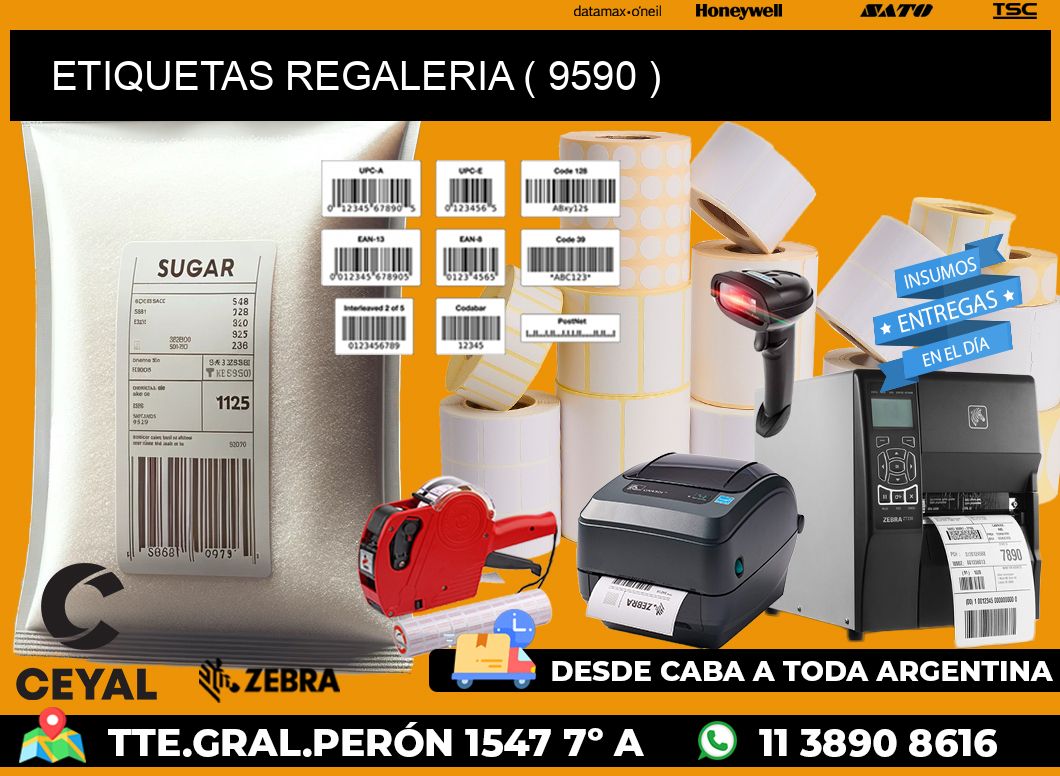 ETIQUETAS REGALERIA ( 9590 )