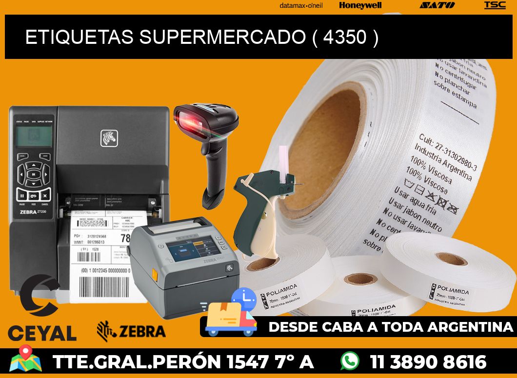 ETIQUETAS SUPERMERCADO ( 4350 )