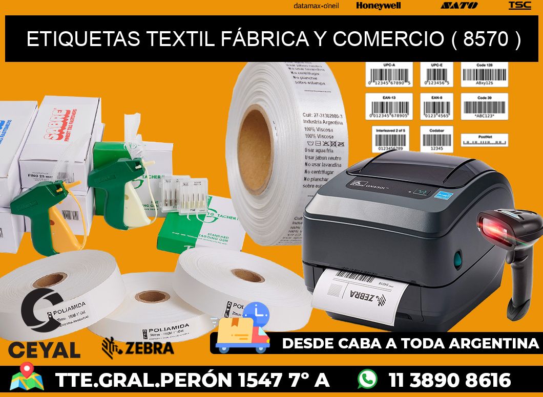 ETIQUETAS TEXTIL FÁBRICA Y COMERCIO ( 8570 )