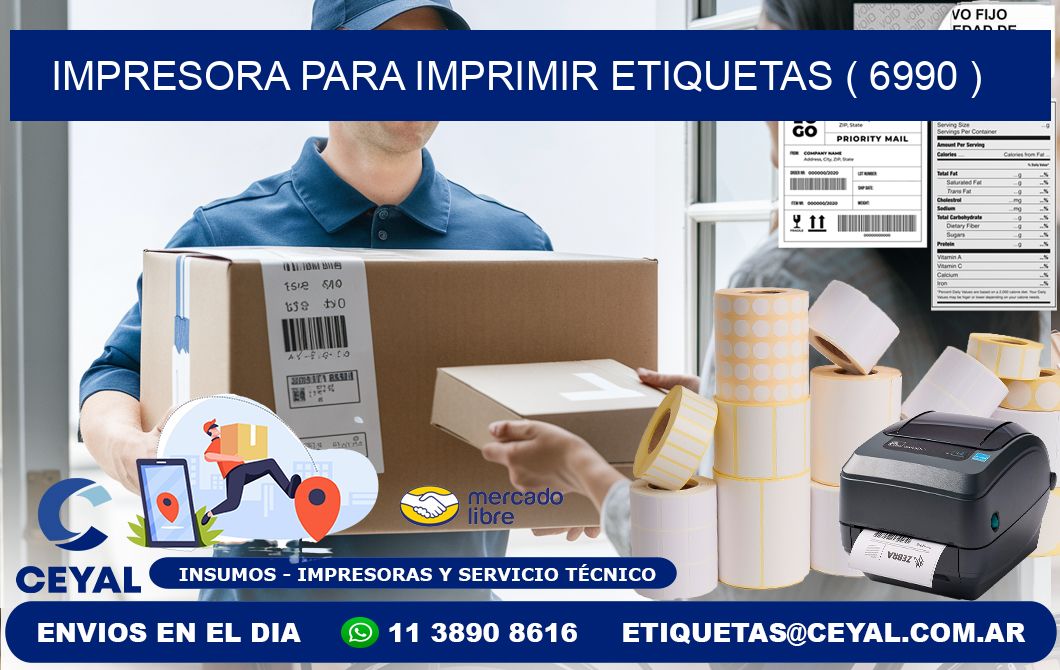 IMPRESORA PARA IMPRIMIR ETIQUETAS ( 6990 )