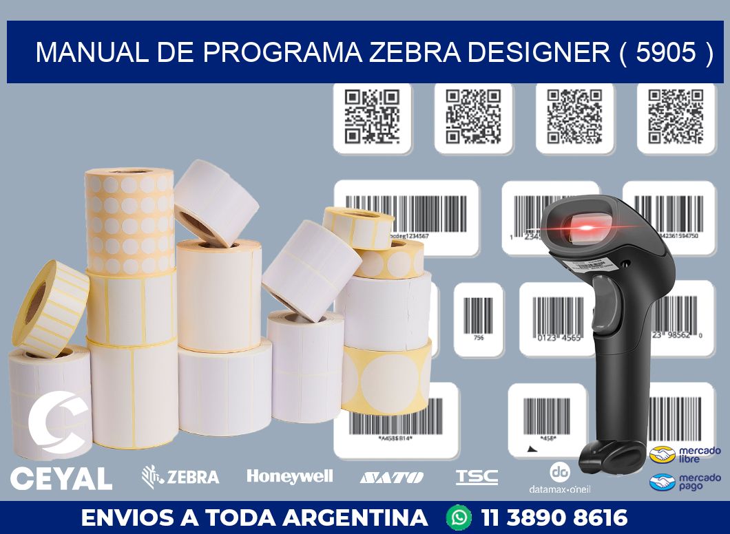 MANUAL DE PROGRAMA ZEBRA DESIGNER ( 5905 )