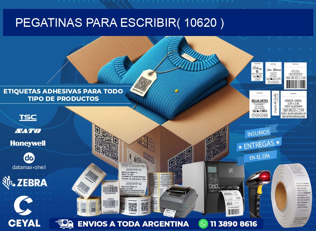 PEGATINAS PARA ESCRIBIR( 10620 )