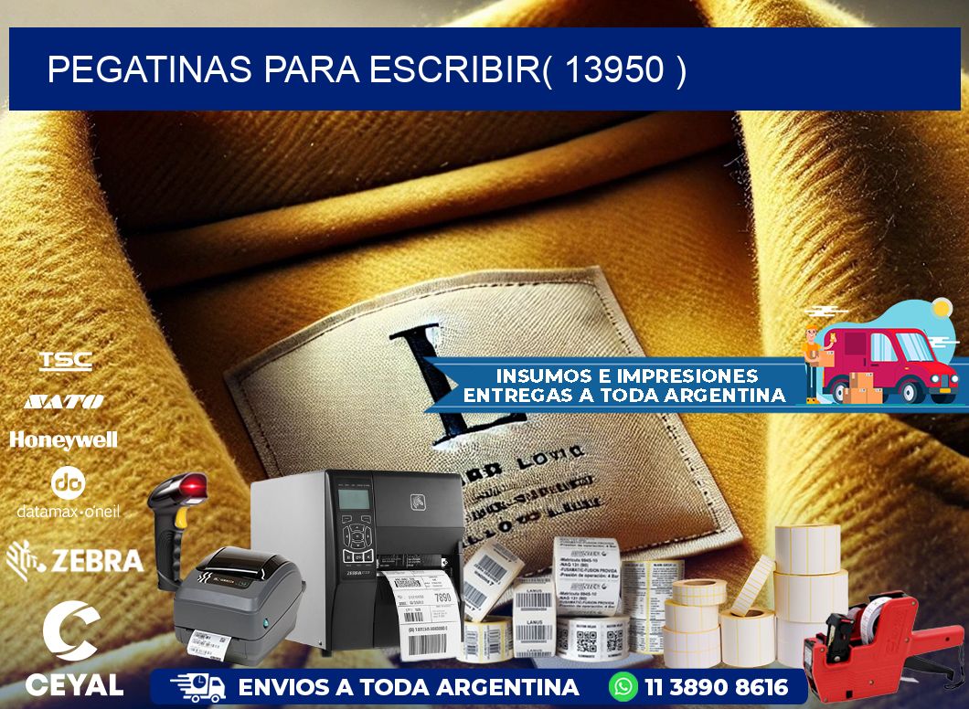 PEGATINAS PARA ESCRIBIR( 13950 )