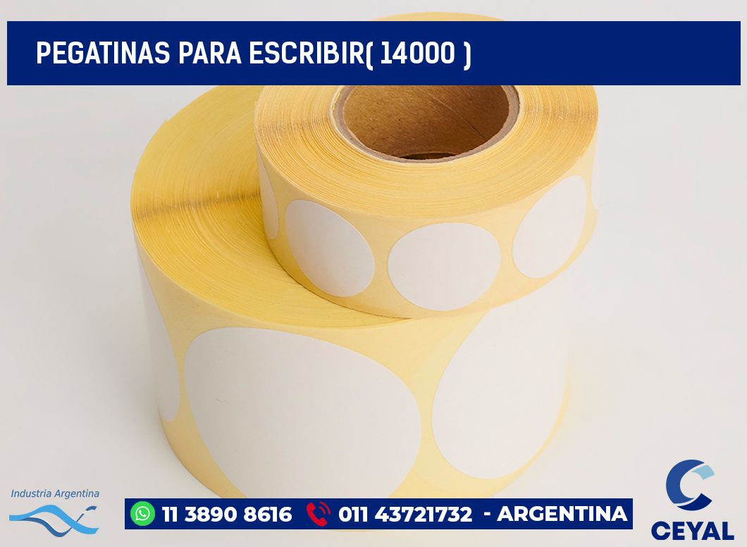 PEGATINAS PARA ESCRIBIR( 14000 )