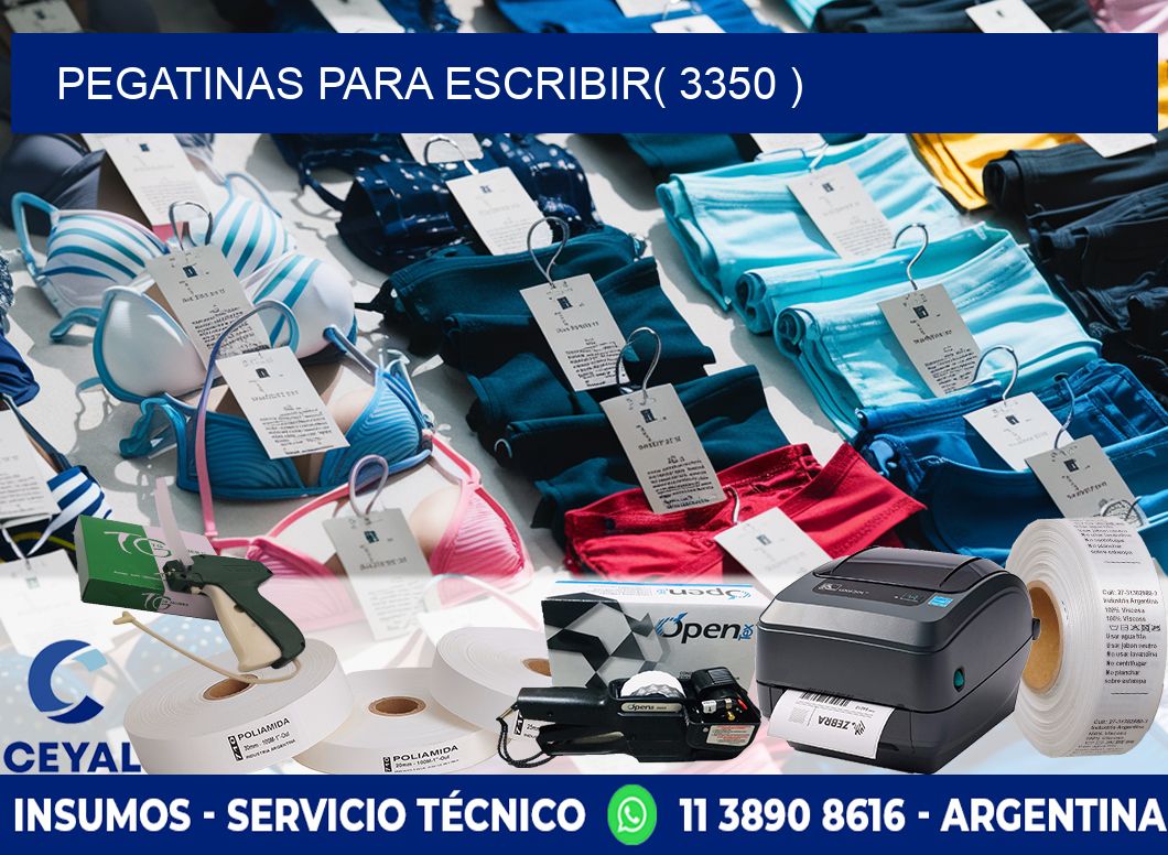 PEGATINAS PARA ESCRIBIR( 3350 )