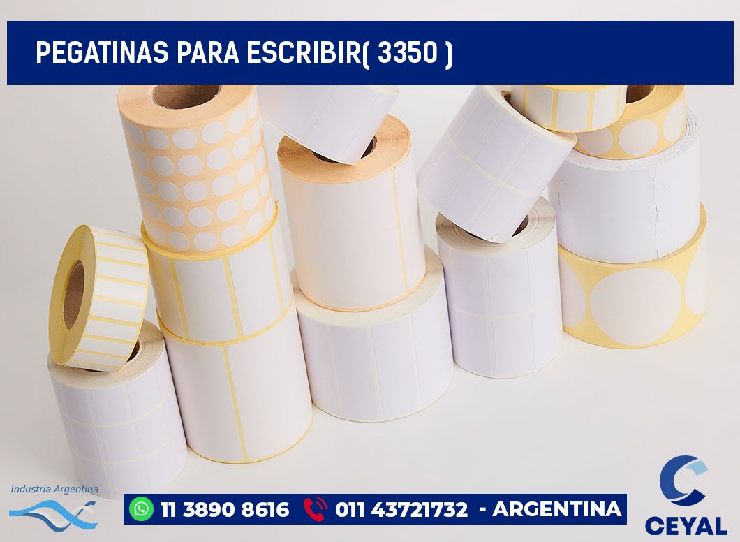 PEGATINAS PARA ESCRIBIR( 3350 )