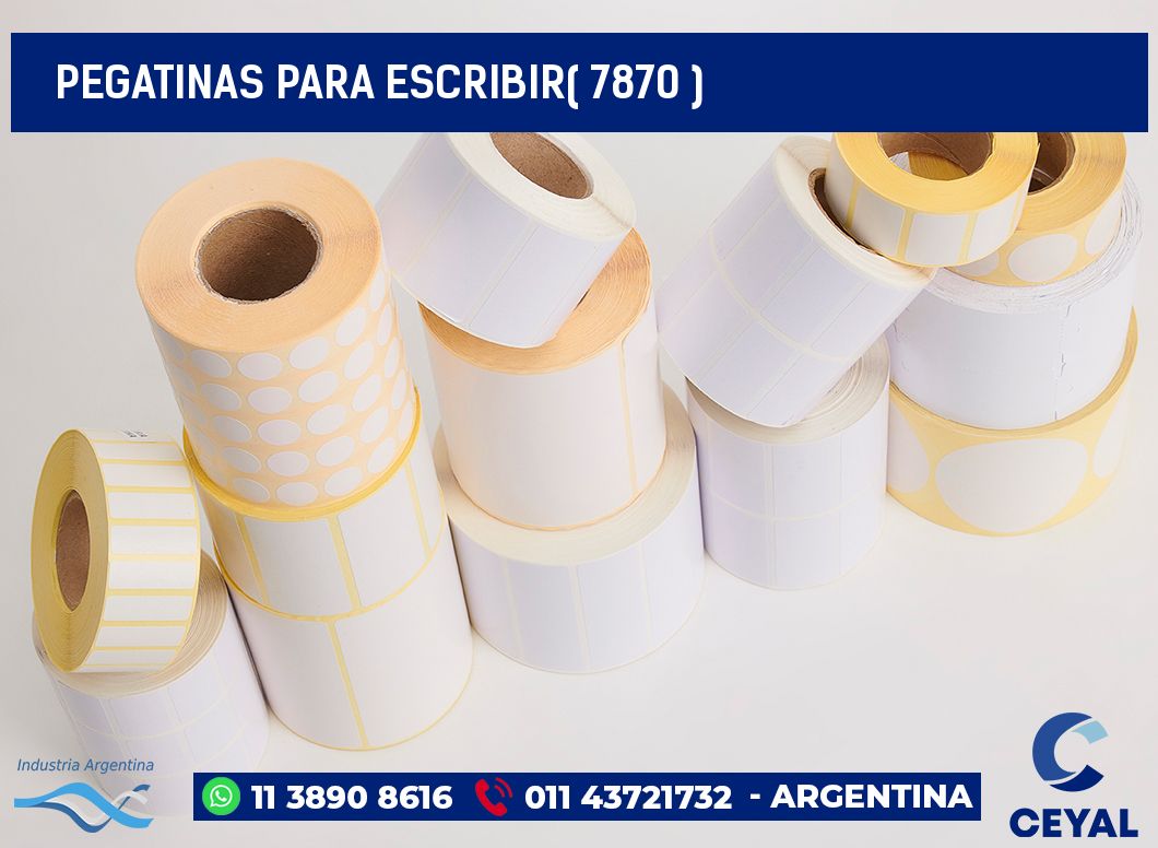 PEGATINAS PARA ESCRIBIR( 7870 )