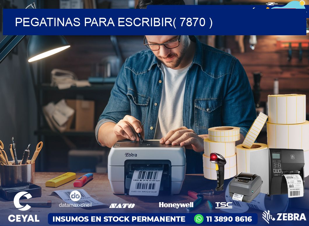 PEGATINAS PARA ESCRIBIR( 7870 )