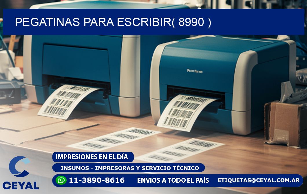 PEGATINAS PARA ESCRIBIR( 8990 )