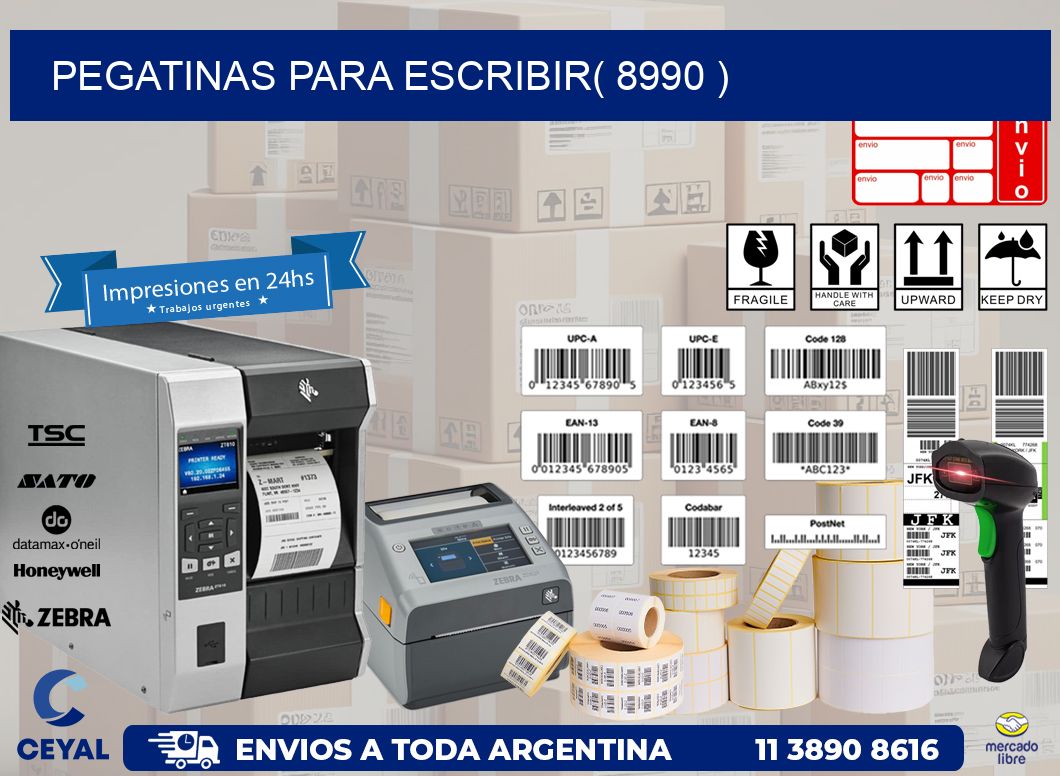 PEGATINAS PARA ESCRIBIR( 8990 )