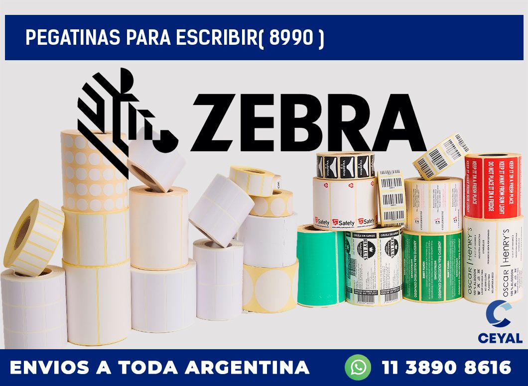 PEGATINAS PARA ESCRIBIR( 8990 )