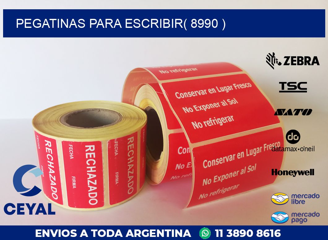 PEGATINAS PARA ESCRIBIR( 8990 )