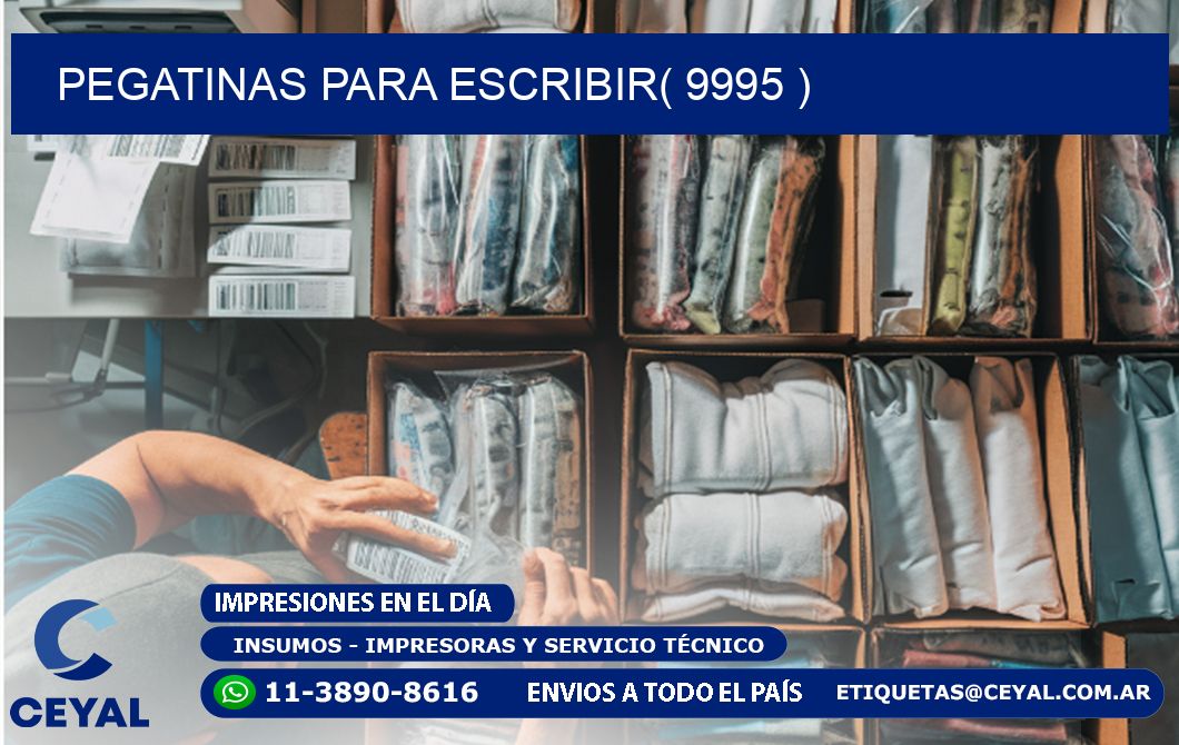 PEGATINAS PARA ESCRIBIR( 9995 )