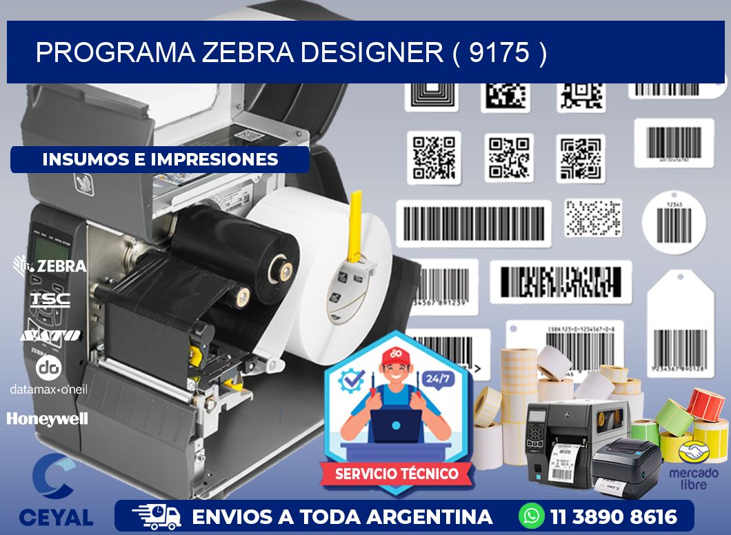 PROGRAMA ZEBRA DESIGNER ( 9175 )