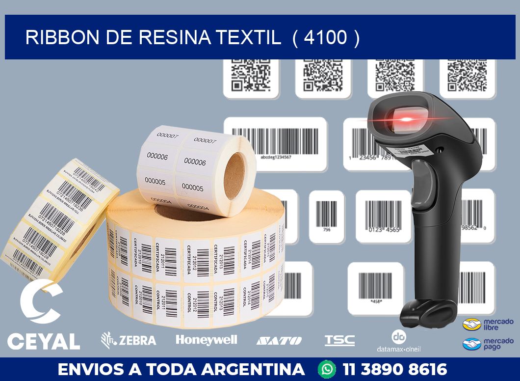 RIBBON DE RESINA TEXTIL  ( 4100 )