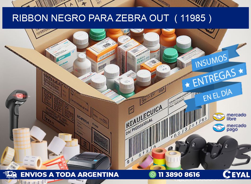 RIBBON NEGRO PARA ZEBRA OUT  ( 11985 )