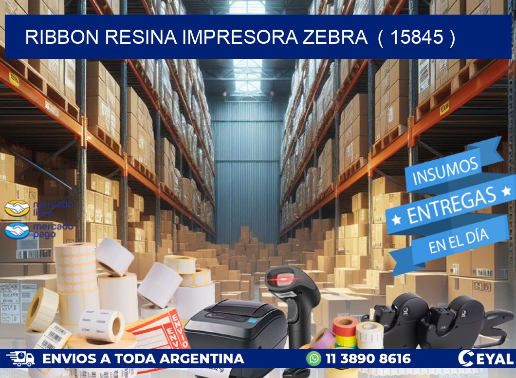 RIBBON RESINA IMPRESORA ZEBRA  ( 15845 )