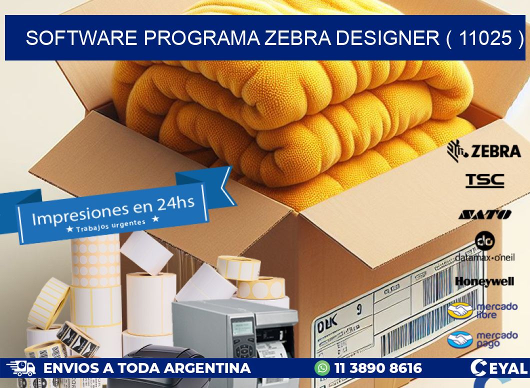 SOFTWARE PROGRAMA ZEBRA DESIGNER ( 11025 )