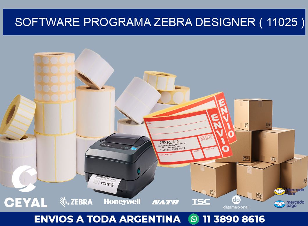 SOFTWARE PROGRAMA ZEBRA DESIGNER ( 11025 )