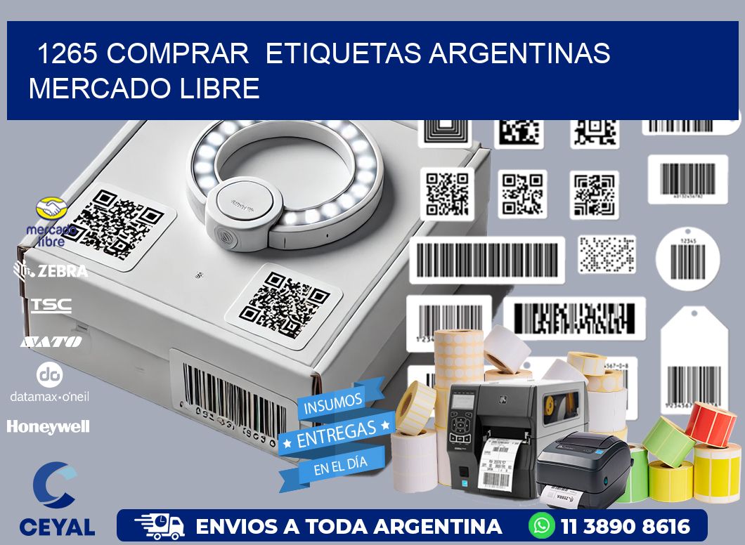 1265 COMPRAR  ETIQUETAS ARGENTINAS MERCADO LIBRE