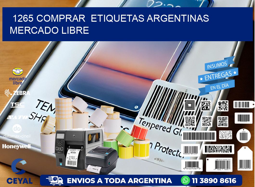 1265 COMPRAR  ETIQUETAS ARGENTINAS MERCADO LIBRE