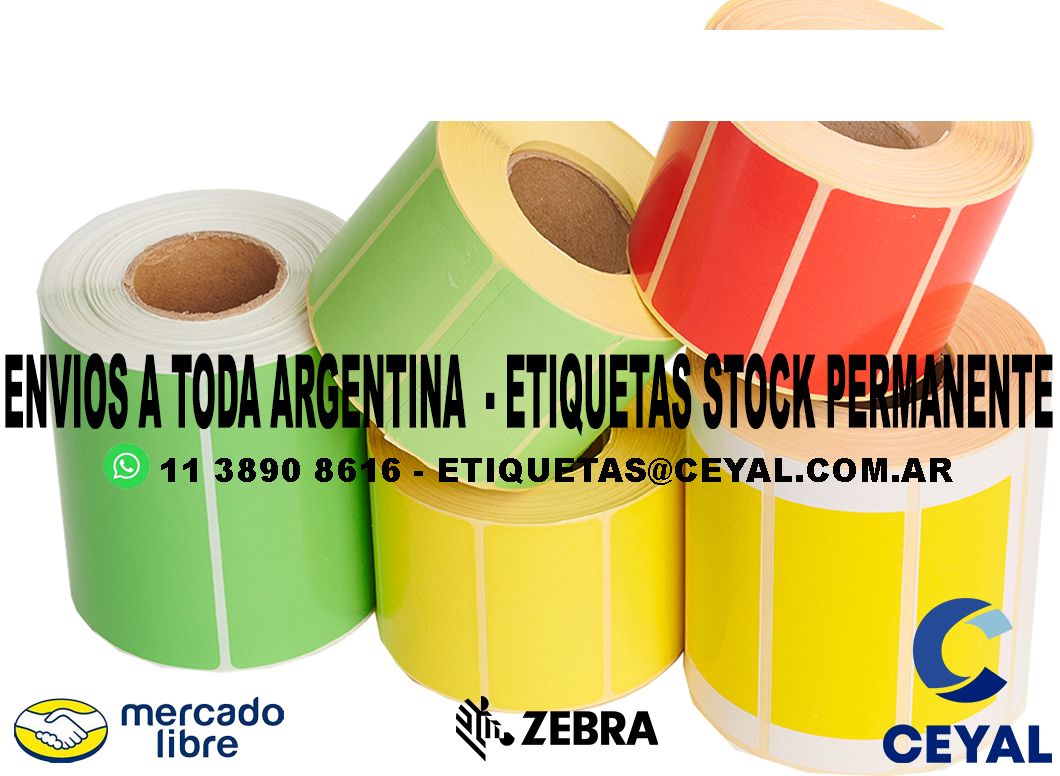 1300 ETIQUETAS RIBBON 32 x 76