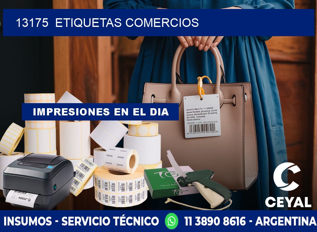 13175  ETIQUETAS COMERCIOS