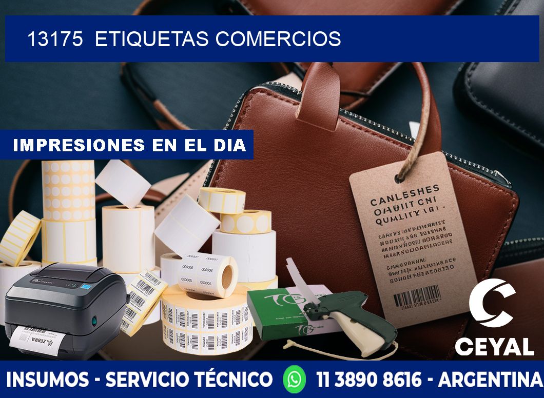 13175  ETIQUETAS COMERCIOS