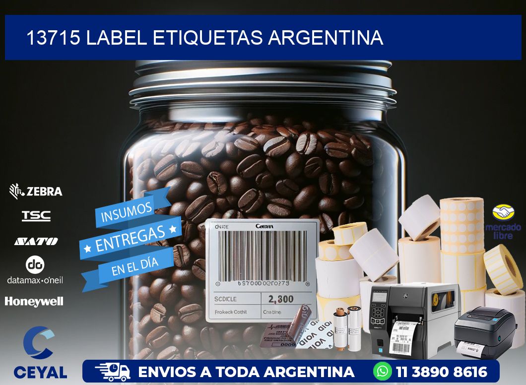 13715 LABEL ETIQUETAS ARGENTINA