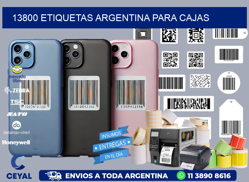 13800 ETIQUETAS ARGENTINA PARA CAJAS