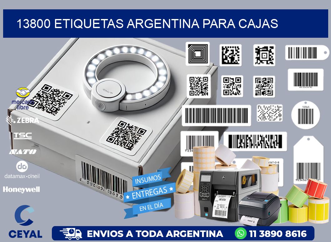 13800 ETIQUETAS ARGENTINA PARA CAJAS