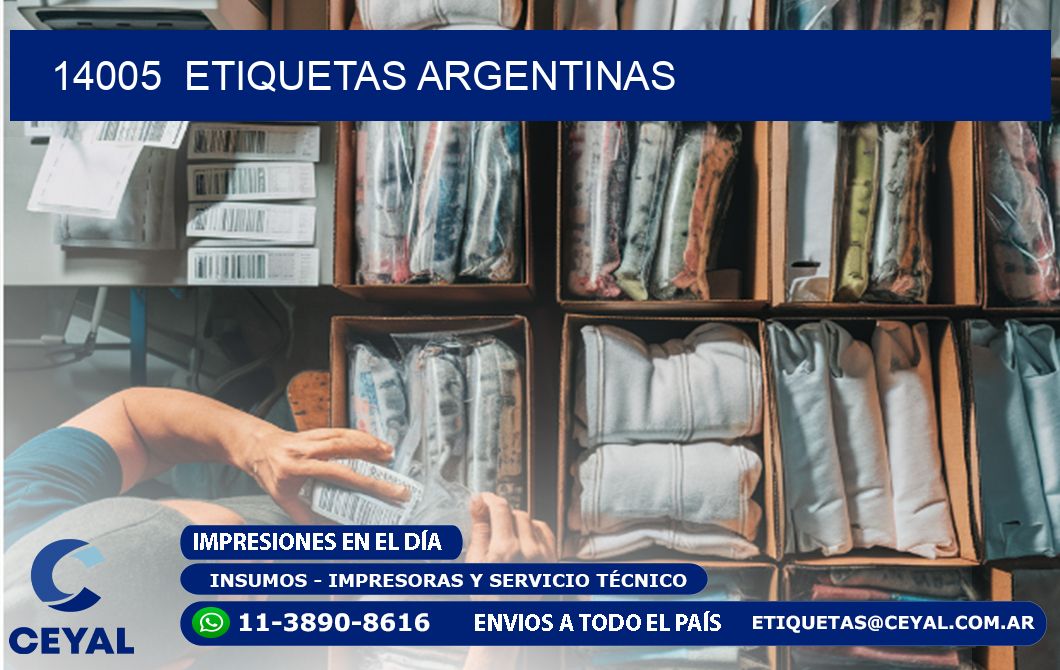 14005  ETIQUETAS ARGENTINAS