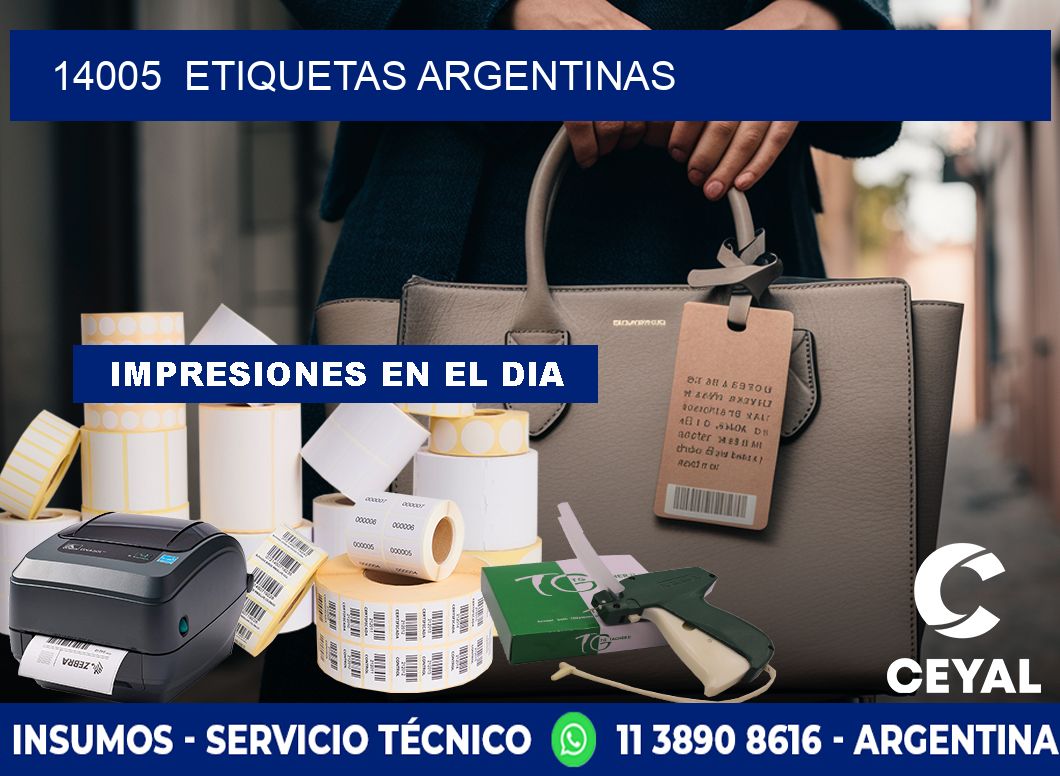 14005  ETIQUETAS ARGENTINAS