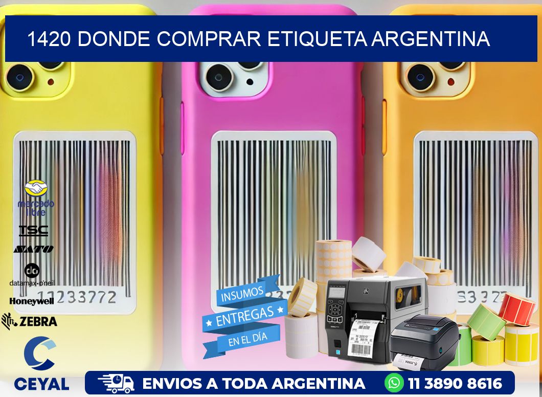 1420 DONDE COMPRAR ETIQUETA ARGENTINA