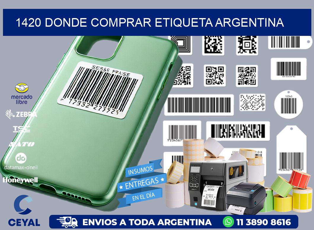 1420 DONDE COMPRAR ETIQUETA ARGENTINA