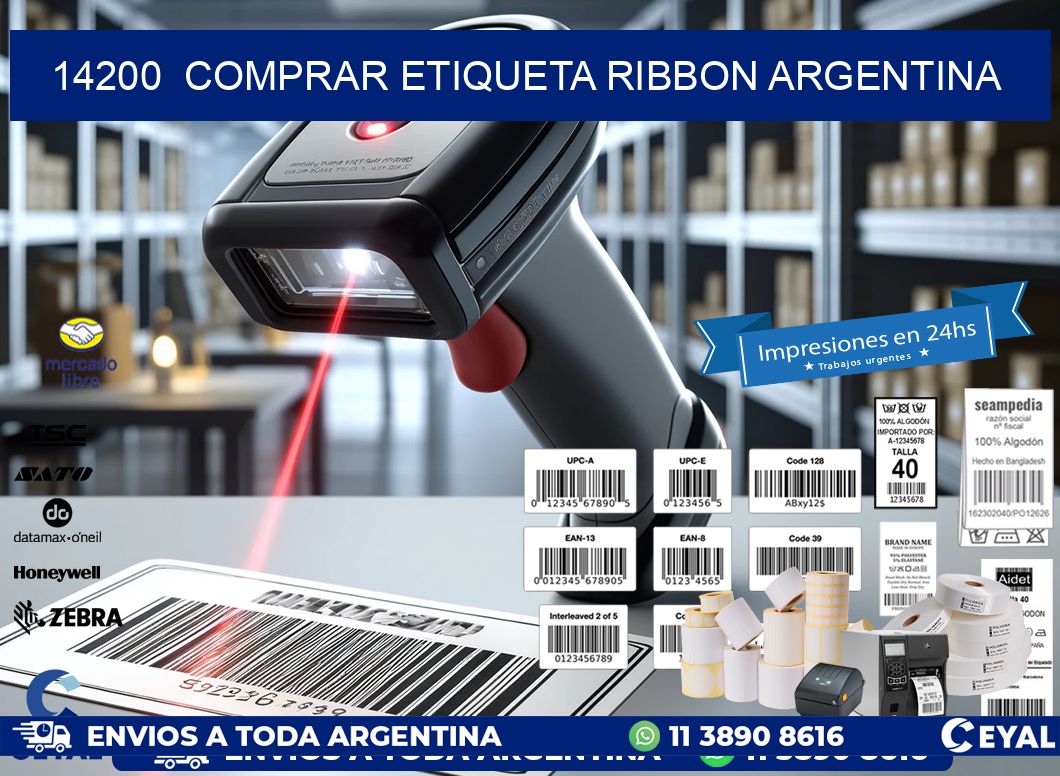 14200  COMPRAR ETIQUETA RIBBON ARGENTINA