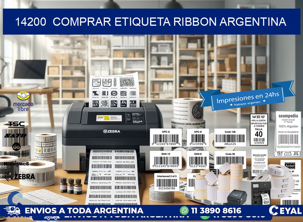 14200  COMPRAR ETIQUETA RIBBON ARGENTINA