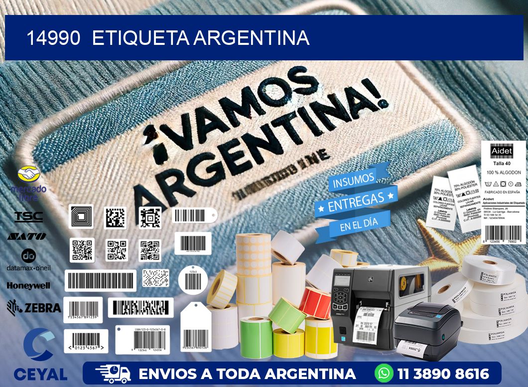 14990  ETIQUETA ARGENTINA