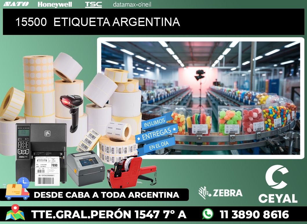 15500  ETIQUETA ARGENTINA