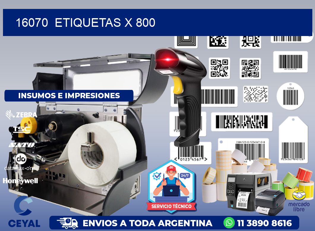 16070  ETIQUETAS X 800