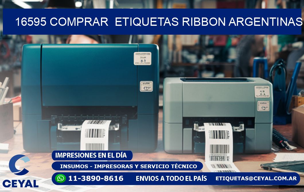 16595 COMPRAR  ETIQUETAS RIBBON ARGENTINAS